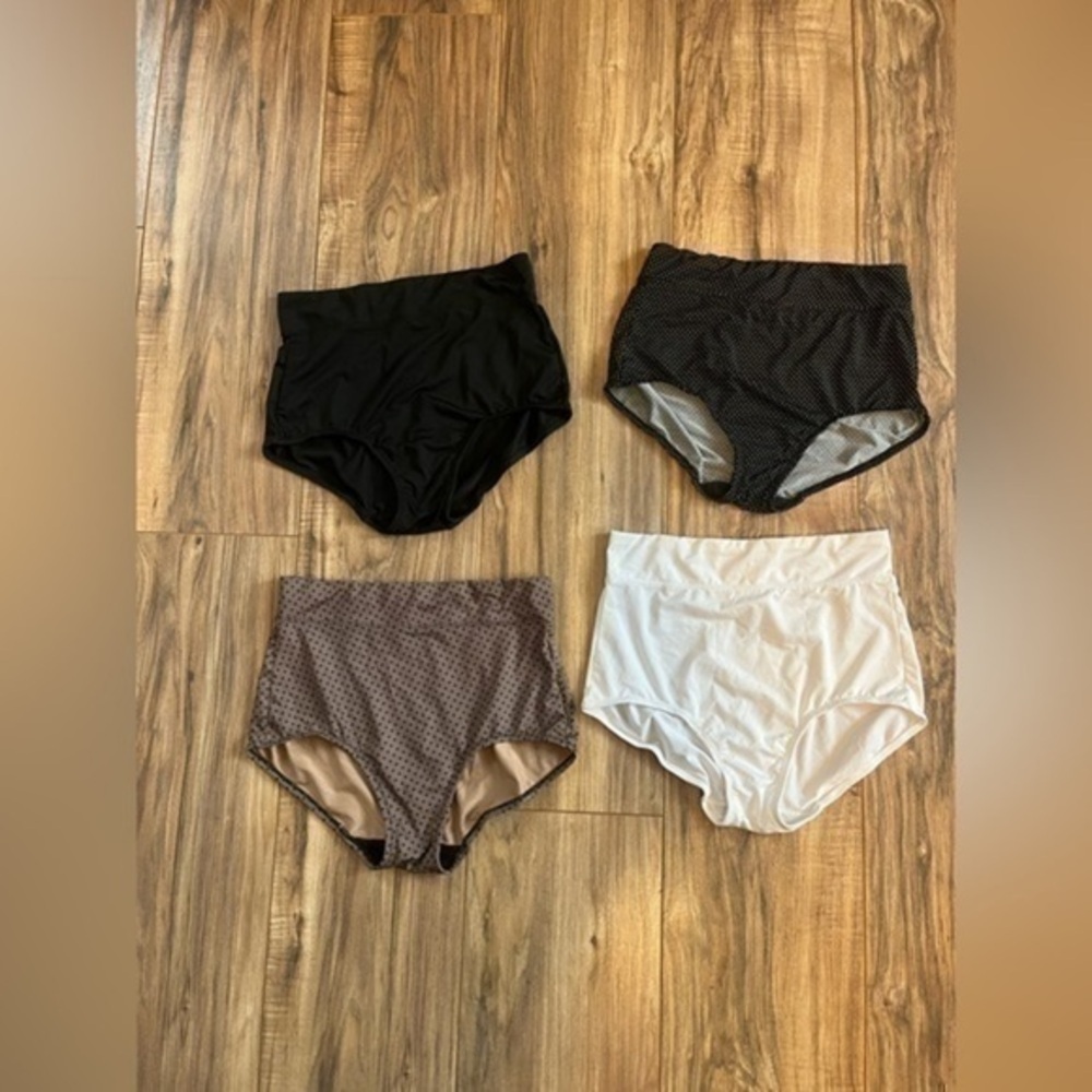 Warner's Women's Blissful Benefits No Muffin Top 4 Pack Brief Panty Sz S -5